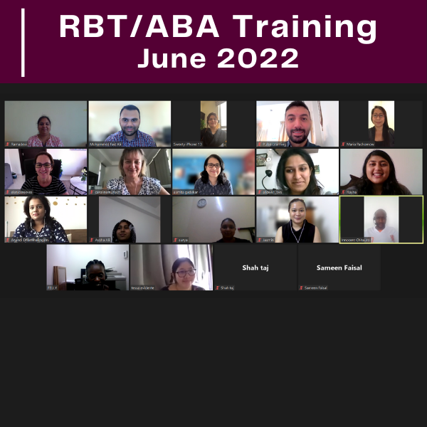 Congrats RBT/ABA Participants of June 2022